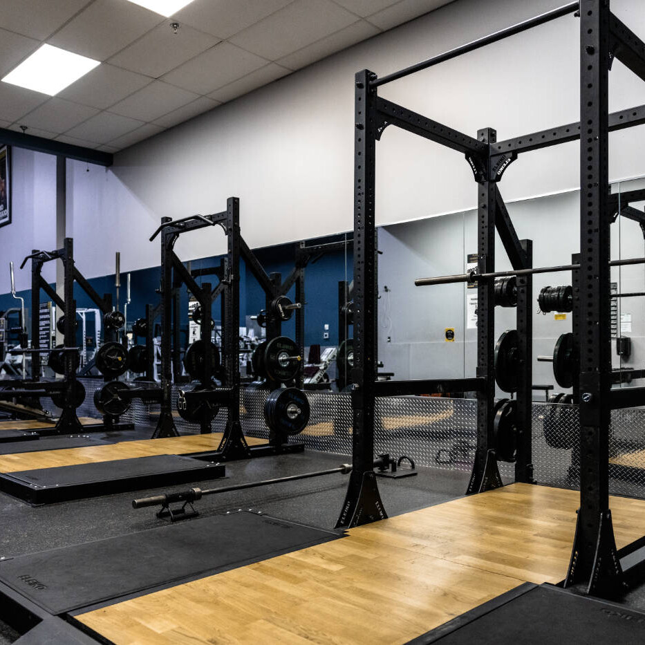 Gold's Gym Lorton Powerlifting Platforms
