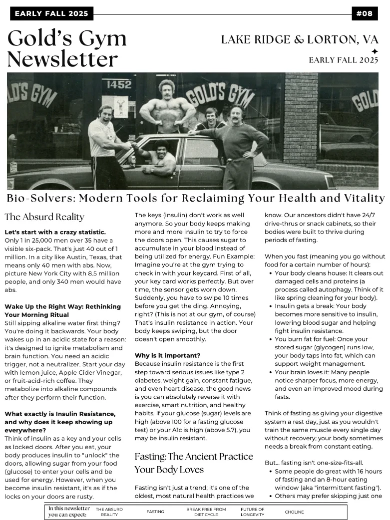 Gold’s Lake Ridge and Lorton Newsletter - Early Fall 2025